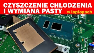 Nakładanie pasty termoprzewodzącej  Laptop [upl. by Silver591]