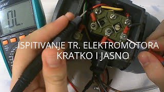 Kako ispitati trofazni elektromotor [upl. by Eizdnil]