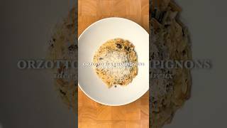 Orzotto aux champignons foodshorts food recettefacile cooking risotto fromage foodie recette [upl. by Crosby245]