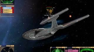 Bridge Commander Part 1 Sovereign Vs Romulans and the Goauld [upl. by Rramahs]