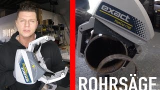 Rohre schneiden und trennen mit der neuen Exact 170E  PipeCut Rohrsäge [upl. by Fadas]