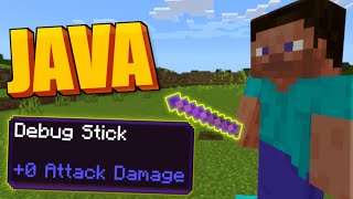 How to Get Java Debug Stick in MCPE 117  Minecraft Bedrock Edition  Debug Stick [upl. by Ramo]