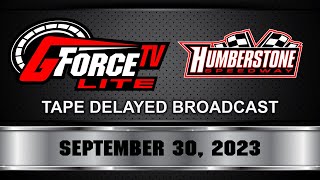 GForceTV Lite  September 30 2023  Humberstone Speedway [upl. by Nikkie]