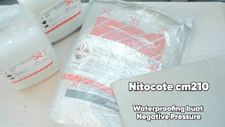 Nitocote CM210 Waterproofing buat Negative Pressure [upl. by Mungovan404]