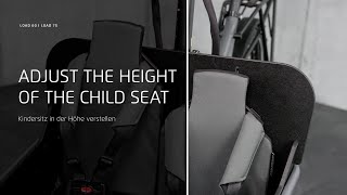 Load 60 I 75 How to adjust the height of the child seat [upl. by Whitehurst]