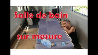 Comment Aménager un bus en camping car  S 03  EP 14  La salle de bain prend forme [upl. by Cammie]