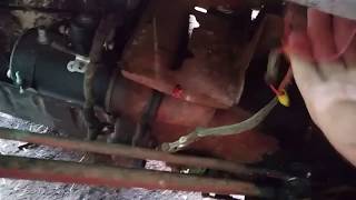 8N Ford tractor battery install [upl. by Eiznek66]