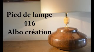 TOURNAGE PIED DE LAMPE EN BOIS DIPE [upl. by Akeme]