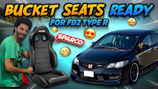 Bucket Seats For New Project Are Ready 😍 FD2 TYPE R 🤩 TEAM 4K [upl. by Dagley]