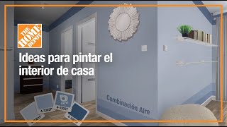 Ideas para pintar el interior de casa  Pintura  The Home Depot Mx [upl. by Alba]