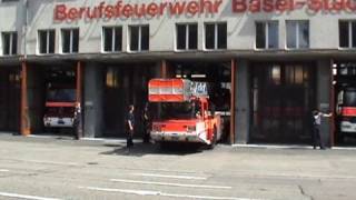 Löschzug Berufsfeuerwehr BaselStadt [upl. by Trammel695]