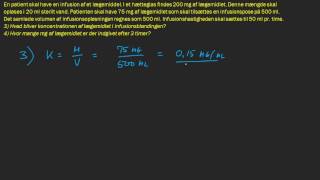 Medicinregning En medicinregningsopgave med mange tal [upl. by Ariik]