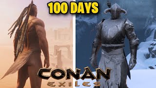 I Played 100 Days Of Conan Exiles [upl. by Hike856]