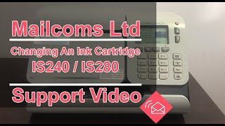 Changing the ink cartridge for a Neopost  Quadient IS240 amp IS280 Franking Machine [upl. by Eseneg631]