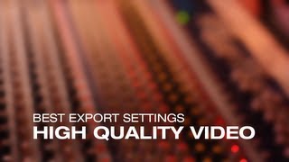 Best render settings for YouTube amp archiving video  Tutorial Request 2 [upl. by Eillah382]