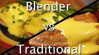 Easy Hollandaise Sauce  Blender VS Classic  Food Science [upl. by Ahsikar]