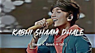 Kabhi Shaam Dhale New Song Slowed×ReverbLofi Jaani  Mohammad Faiz  Siddharth Gupta Divya Kalia [upl. by Ynetsed643]