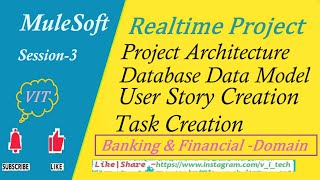 MuleSoft  Realtime Project Session3  vitechtalks  Project Architecture amp Design data model [upl. by Killam915]
