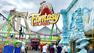 Fantasy Island Theme Park amp Market  Ingoldmells Near Skegness Walkaround [upl. by Burnie]