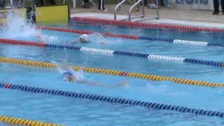 THOMAS CECCON Esordienti A 1 anno  12 years old 100 freestyle 5982 [upl. by Anidnamra]