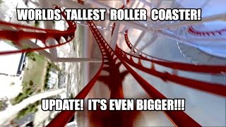 Worlds Tallest Roller Coaster Skyscraper at Skyplex Orlando even BIGGER [upl. by Nodlew]