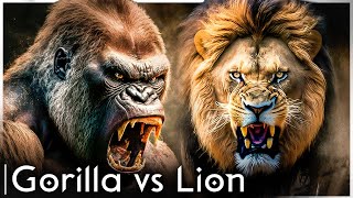 Gorilla vs Lion  King of the Jungle [upl. by Arundel]