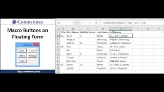 Concatenate formula through macro Hindi [upl. by Bringhurst]