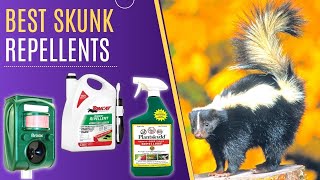 Best Skunk Repellents How To Get Rid of Skunks Easily [upl. by Venetis]