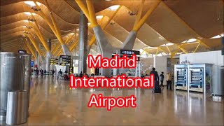 Madrid Spain International Airport Aeropuerto Internacional de Madrid España Spain travel guide [upl. by Hamon]