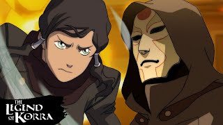 Korra vs Amon 🩸 FINAL BATTLE  The Legend of Korra [upl. by Fabi373]