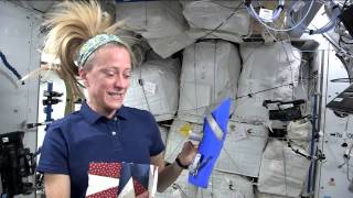 NASA Astronaut Karen Nyberg Invites Quilters to Create a Space Square [upl. by Arrekahs]