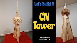 Building the CN Tower Toronto with Kapla Planks  Epic TimeLapse [upl. by Townie]