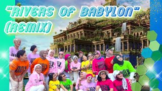 quotRIVERS OF BABYLON REMIXquot danced by The Coffee Morning Liners INA [upl. by Pul]