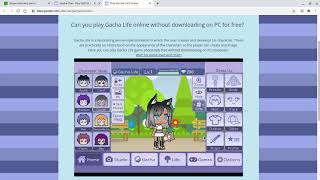 How to play gacha life on your school chromebook [upl. by Asssilem311]