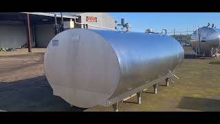 VAT 672 STAINLESS STEEL TANK 7900lt [upl. by Irbmac]