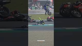 Japan witnessed how fast Rossi is  MOTOGP Funny Crash Compilation [upl. by Mccowyn]