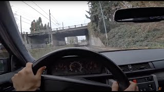 Mercedes 500E POV Test Drive [upl. by Demetria24]