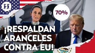 70 de los mexicanos apoya imponer aranceles a EU si Donald Trump cumple su amenaza a México [upl. by Oiceladni]