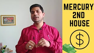 Mercury in Second House in Vedic Astrology  Financial Freedom [upl. by Edvard]