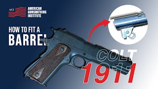 How To Fit a 1911 Barrel With Master Gunsmith Bob Dunlap [upl. by Waite]