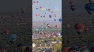 Balloon Fiesta Timelapse  Saturday 2024 balloonfiesta [upl. by Eitsyrc345]