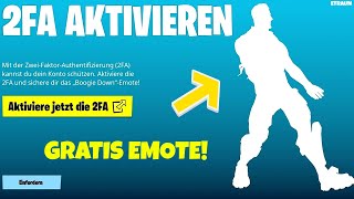 2FA AKTIVIEREN in FORTNITE PS5PCXBOXMOBILESWITCH ✅ Gratis Emote 2024 Deutsch [upl. by Carlotta]