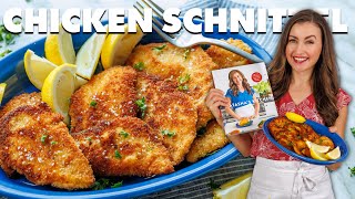 Crispy Chicken Schnitzel Recipe Easy and Delicious [upl. by Bathilda]