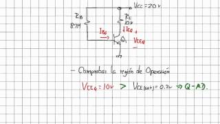 114 Polarización del BJT por Resistencia de Base [upl. by Hasan]