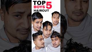 Top 5 💇‍♂️ Boys Haircut  Best Hairstyle For Boys ⁉️ funny comedy shorts fuglyfun [upl. by Marion]