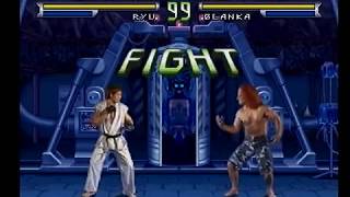 Game Footage  Street Fighter The Movie Game 1995 [upl. by Esikram]