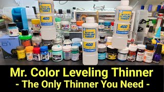 Mr Color Leveling Thinner  The Only Thinner You Need For Solvent Paint [upl. by Nyliuqcaj]