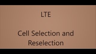 Cell Selection [upl. by Slinkman761]