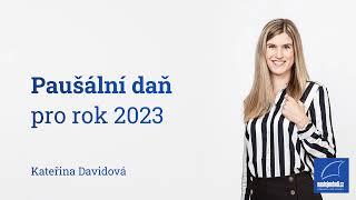 Paušální daň pro rok 2023 [upl. by Heindrick812]