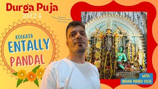 Durga Puja 2024  Entally Market  Kolkata [upl. by Golter]